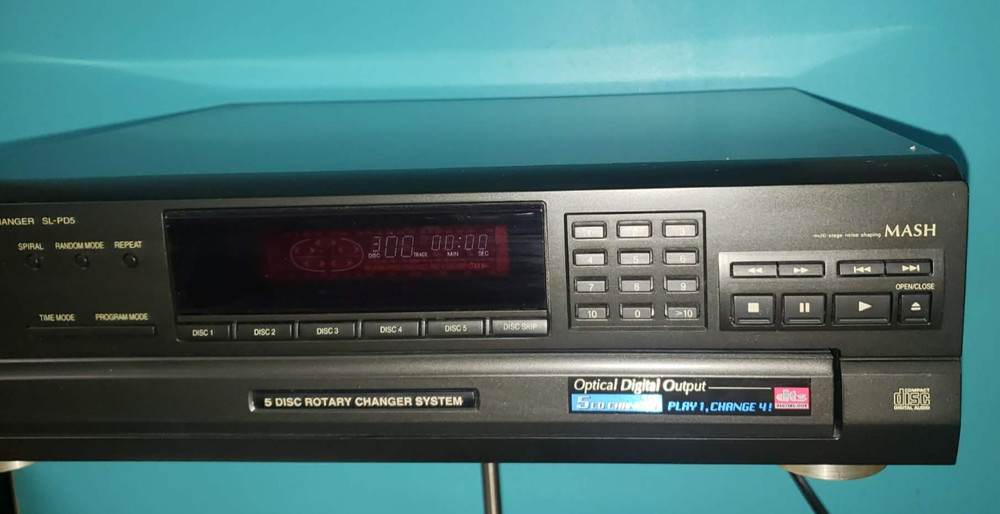 Technics SL-PD5 CD Changer 5 Disc Rotary CD Changer *FULLY REFURBISHED*