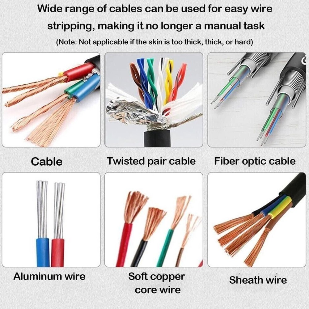 Wire Stripping Machine Manual & Electric Cable Stripper for Copper Recycling