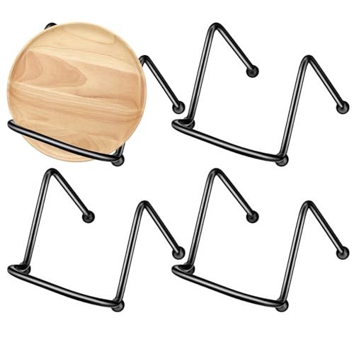 4 Pack Easel Stand, Multi - Purpose Holders for Picture Frames, Plate Display