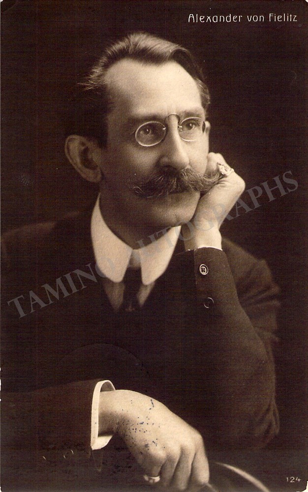 Fielitz, Alexander von - Signed Photograph 1908