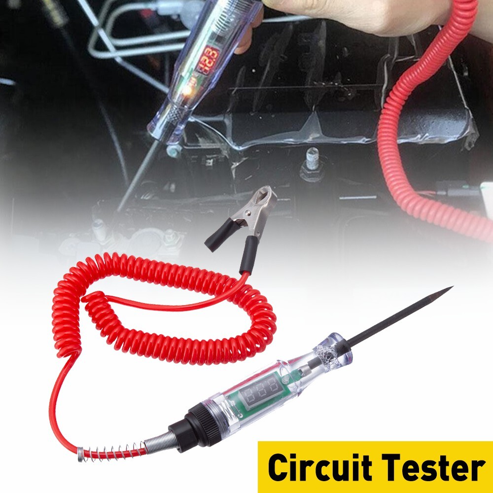 Car Auto 6-24V Power Probe Circuit Electrical Digital Tester Test Device System