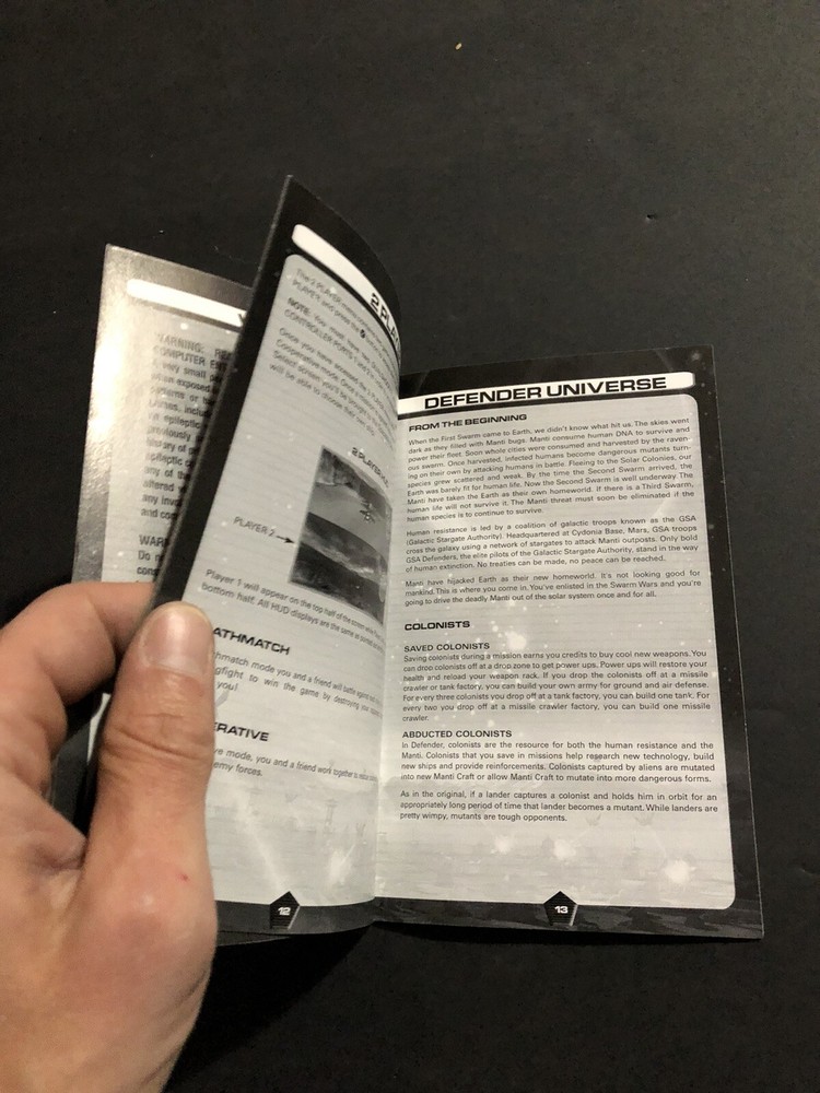 Defender ps2 manual Only