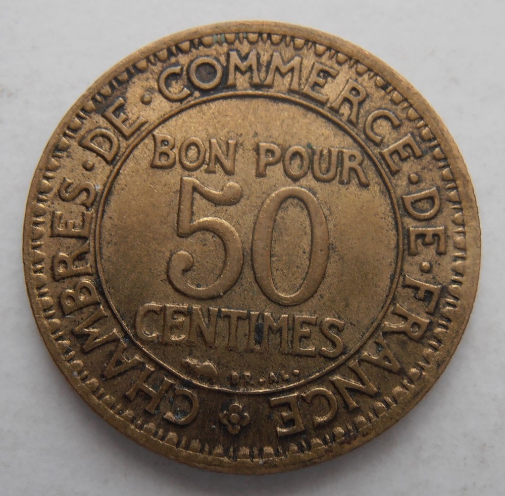 FRANCE 50 CENTIMES 1929