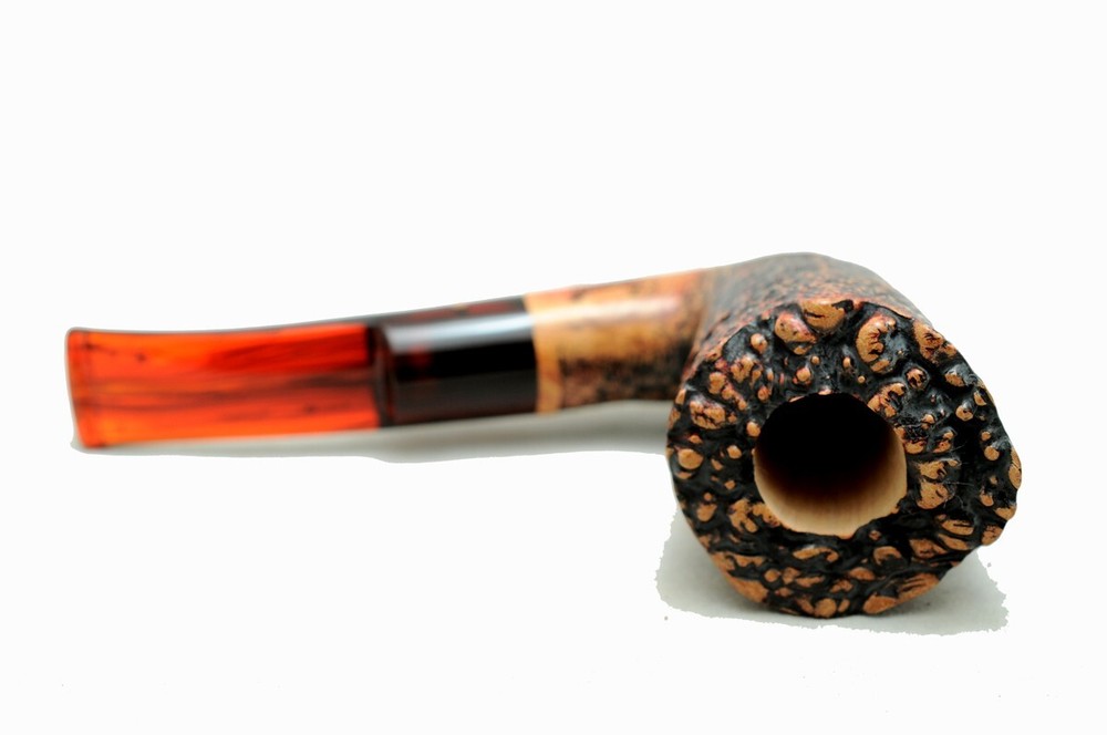 Brand new briar pipe PARONELLI Calabash sandblast handmade