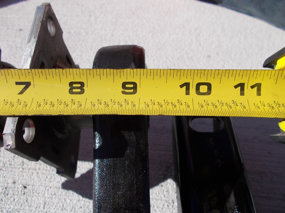 Pair of 1000# Torsion half axles w 22 UP Start angle Trailer Lower Deck Camper