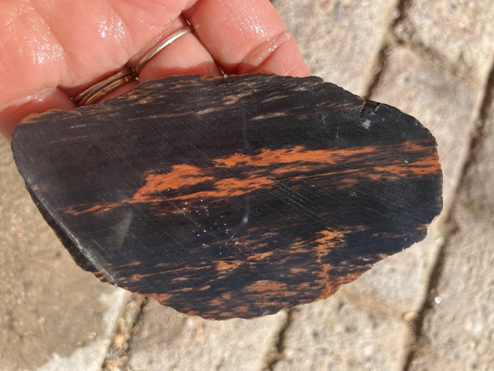 Mahogany Obsidian Slab