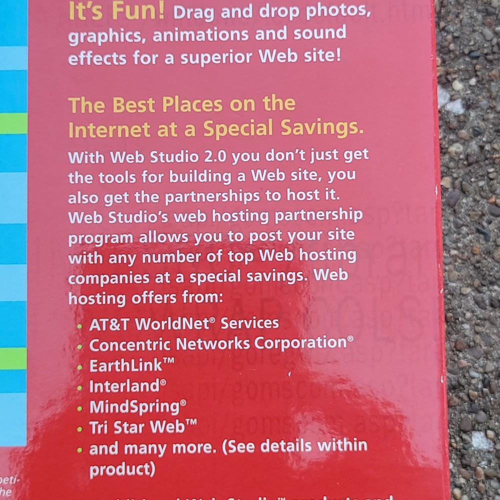 NEW Web Studio 2.0 PC CD Professional HTML Website Page Site Creation Tool