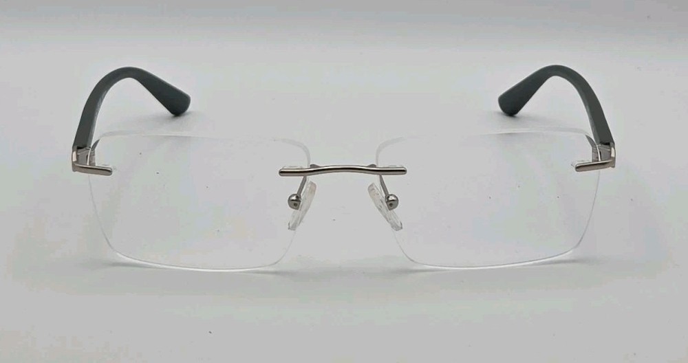 Armani Exchange Eyeglasses Frames AX 1064 6020 56-17-145 Silver Read Description