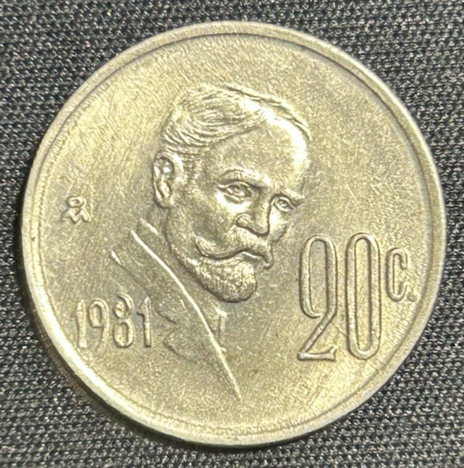 Mexico   1981  -  20 Centavos