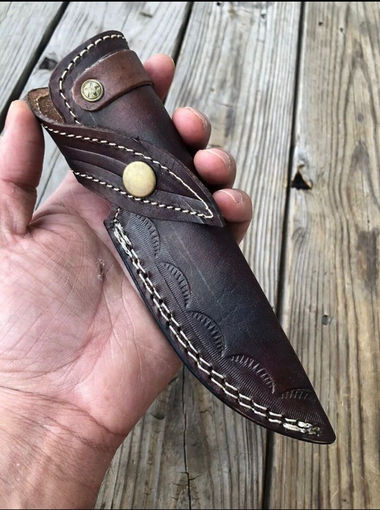Handmade Leather knife Sheath Fixed Blade Holster