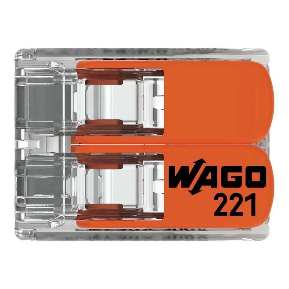 Wago 221-612 Lever Nuts - 2 Conductor (10 Pack)