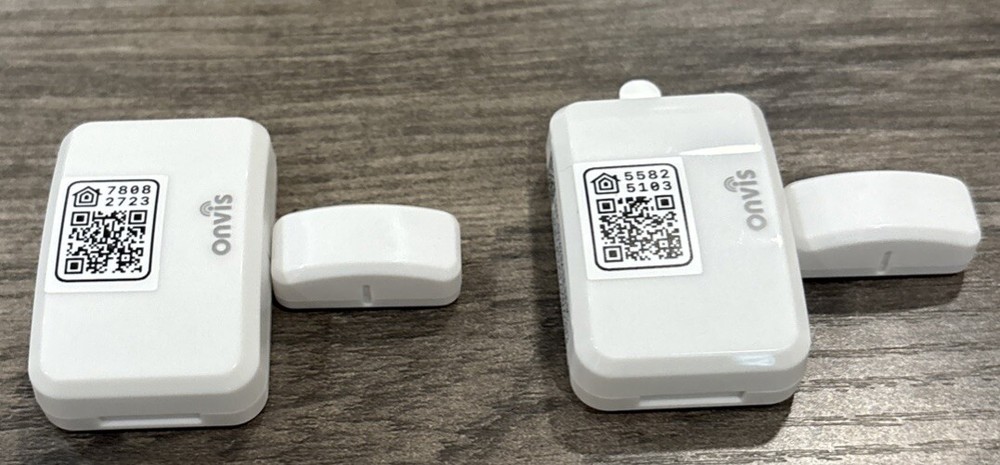 Onvis Thread-Enabled Door/Window Wireless Alarm Smart Sensor Apple Home 2 Pack