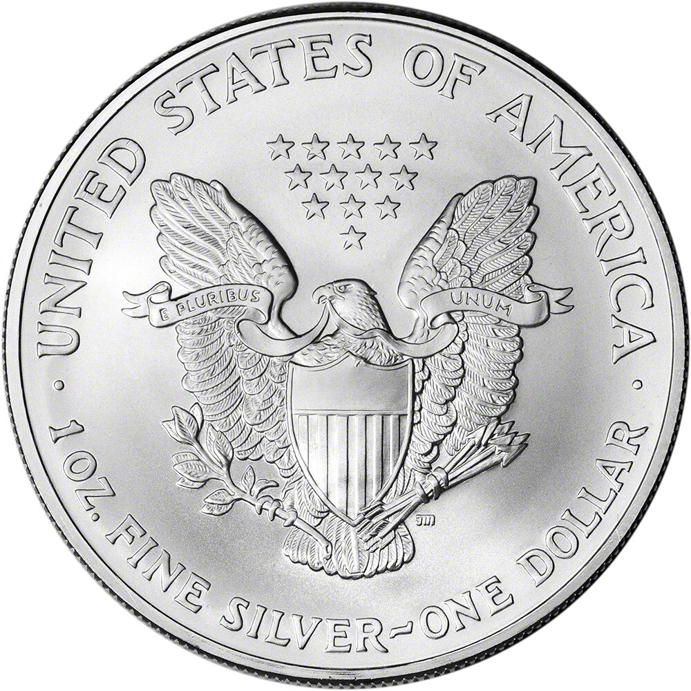 2004 American Silver Eagle 1 oz $1 - BU