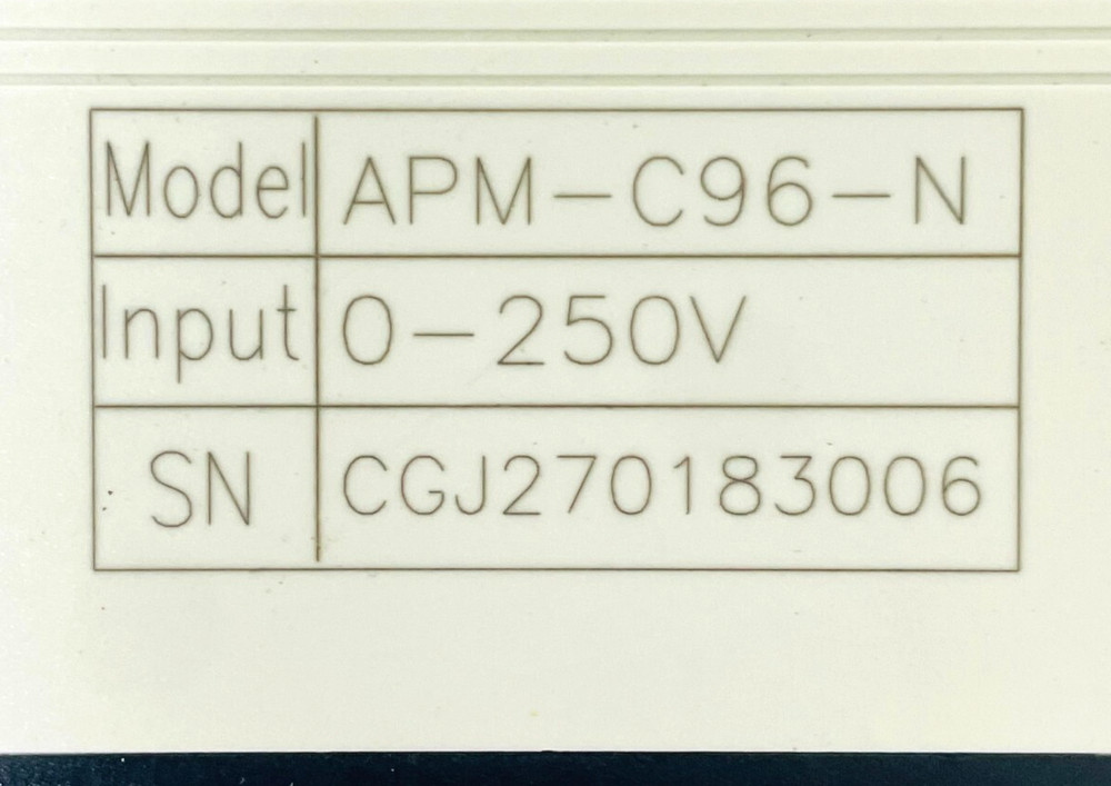 JECOTEC APM-C96-N Analog Voltmeter