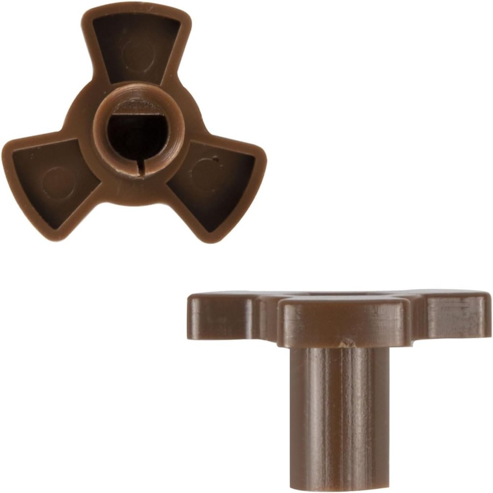 Universal Microwave Turntable Coupler 2pcs - 0.59"/15mm for Efficient Cooking