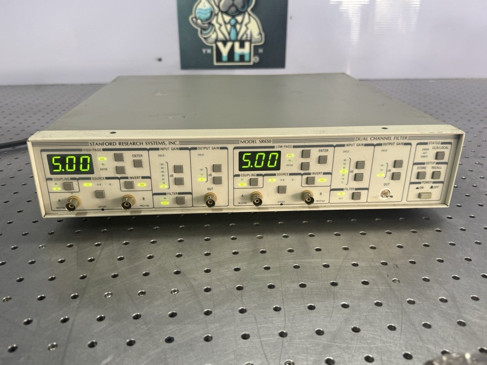 SRS SR650 Dual Channel Filter Powers On Tested AS-IS Read Desc