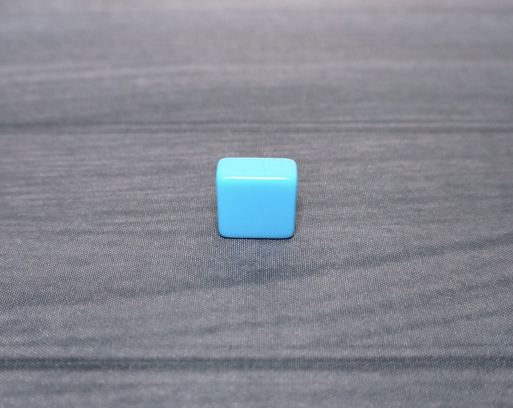 Azul | Plain Blue Resin Tile Piece | Official Replacement/Extra Game Piece