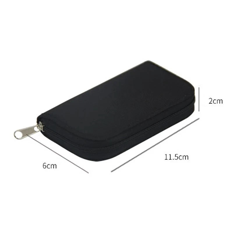Memory Card Holder Bag 22 Slot SD CF Micro SD SDHC MS Camera Game Case