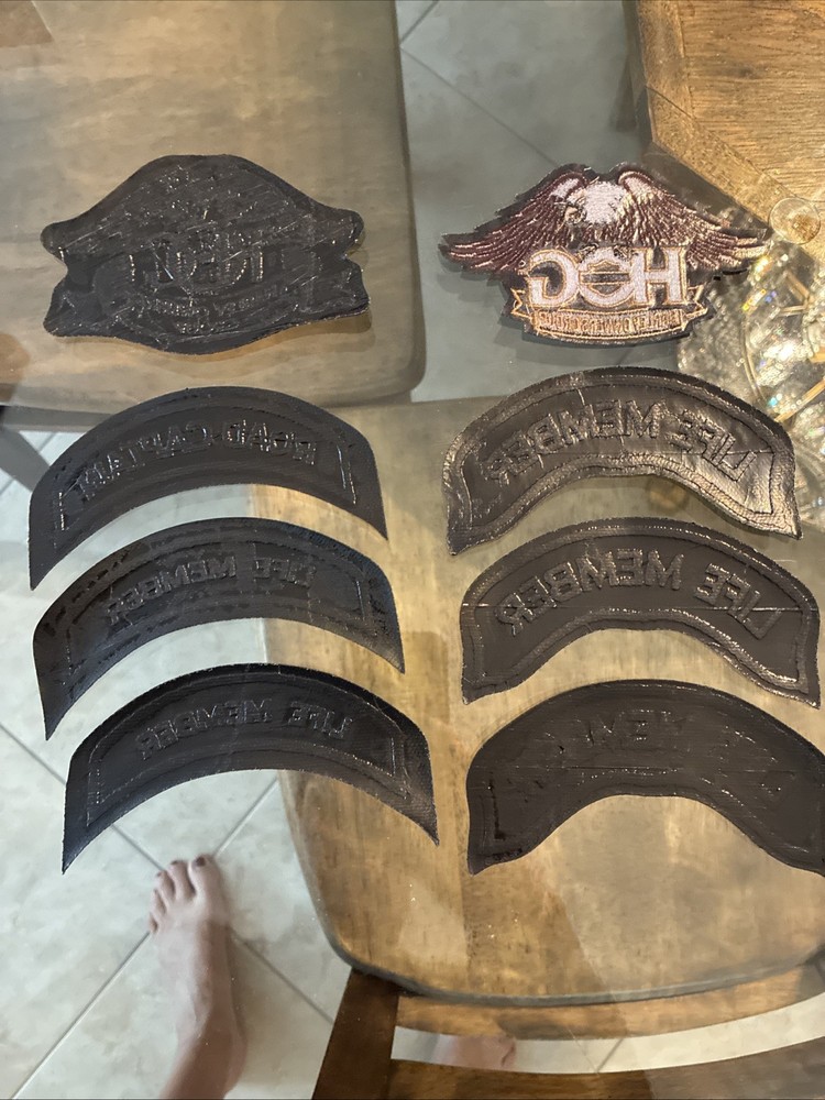 Vintage Assorted Harley Davidson Patches