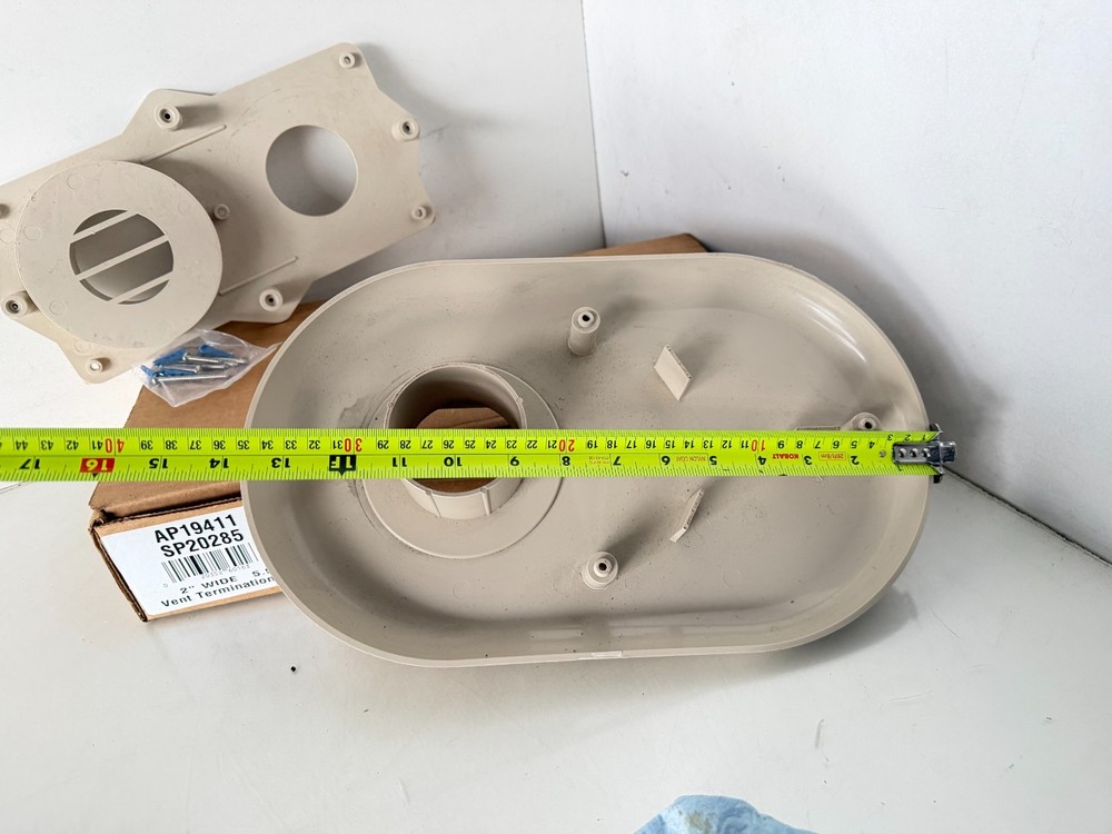 Rheem SP20285 2" Horizontal Vent Termination Kit Tankless Gas Water Heater (35)