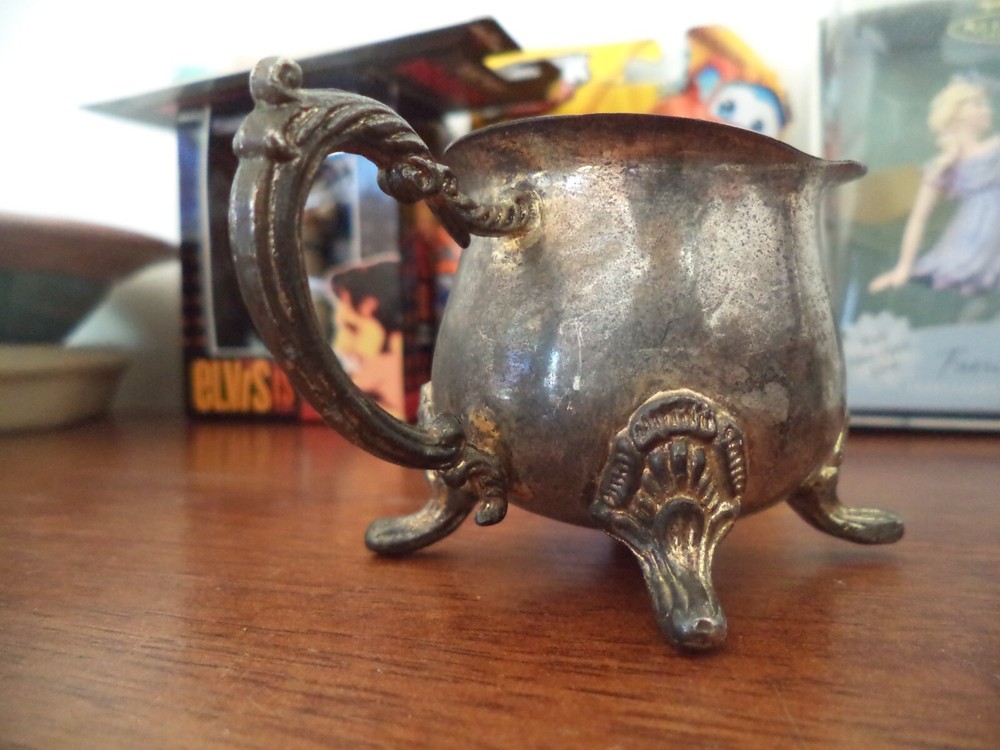 Vintage VICTORIAN Silverplated Creamer