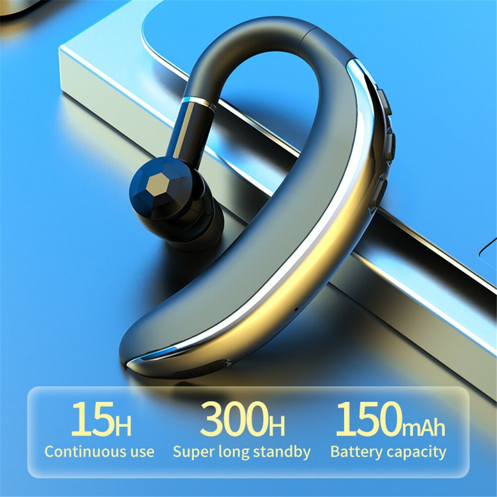 Wireless Bluetooth Earphone Ear Hook Handsfree Headset For iOS Android Phones