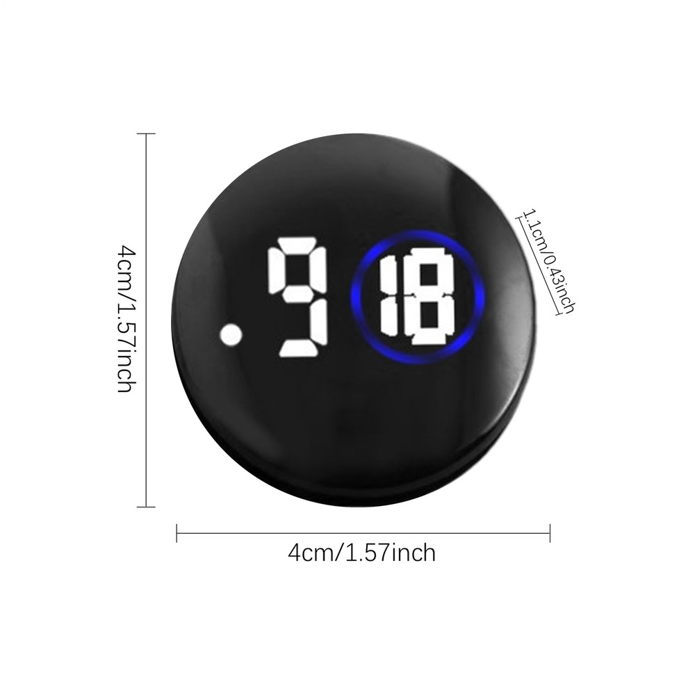 Stick On Clock For Car Dashboard LED display Automotive Replacement Clocks