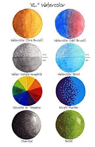 Canson 100510941 XL Series Watercolor Pad, 1 Pack, Multicolor