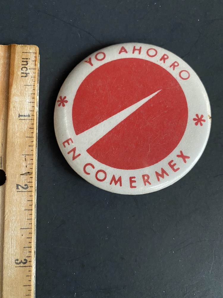 Yo Ahorro En Comermex vintage circa 1980 pin-back button
