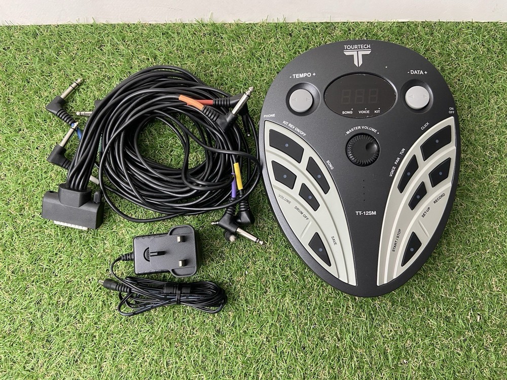 Tourtech TT-12SM Electronic Drum Kit Brain *ONLY* W cables (B123)