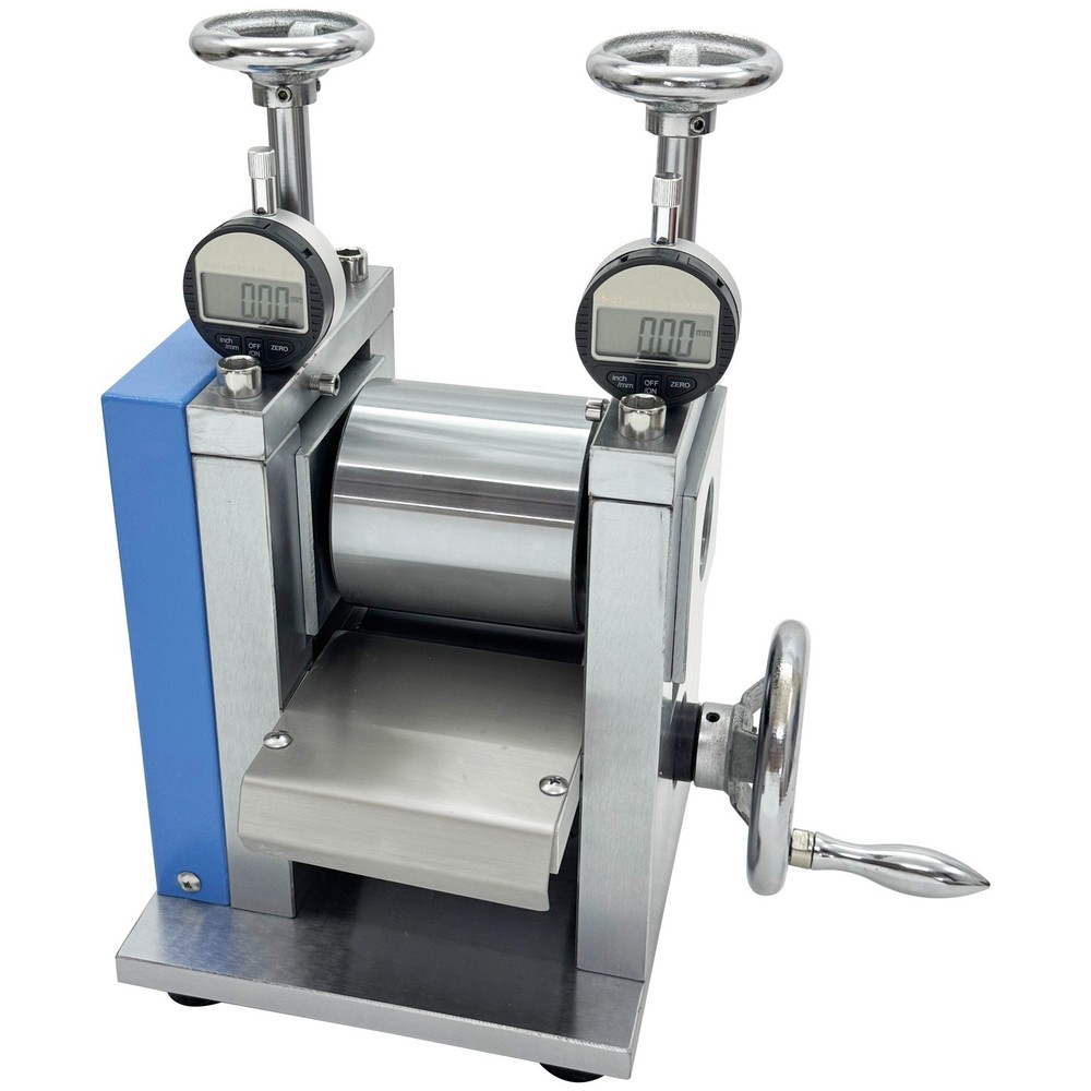 Manual Lab Roller Press Machine for Battery Electrode Pressing 2~Φ97*100mm