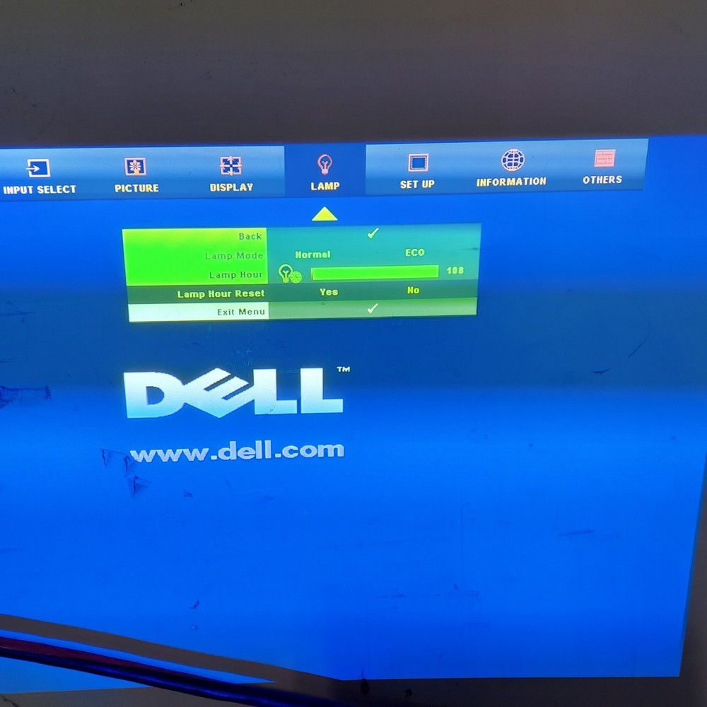 Dell M410HD Projector 108 Lamp Hours