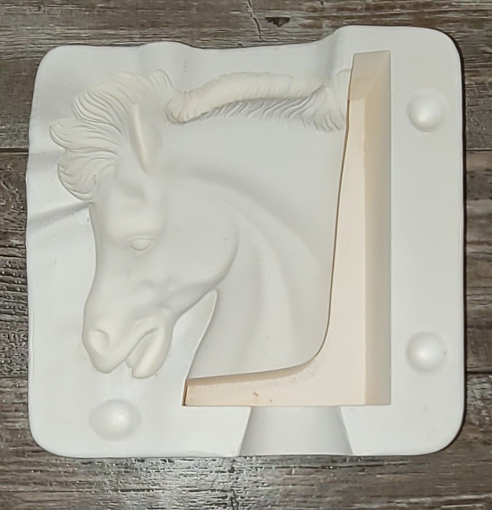 Duncan Ceramic Slip Casting Mold *Stallion Bookend* No. 261