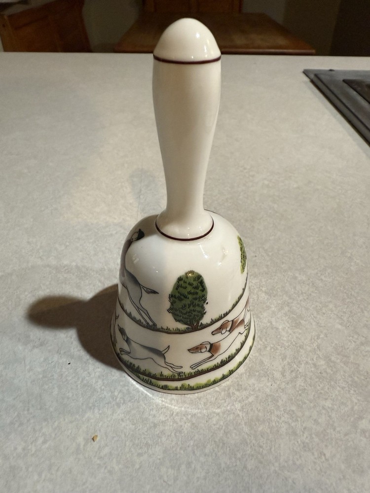 Colbert Hunting Scene Bone China Bell