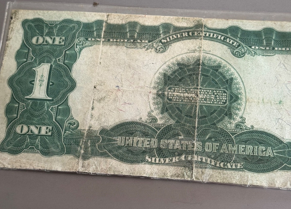 1899 $1 Silver Certificate Note One Dollar BLACK EAGLE US Paper Currency .