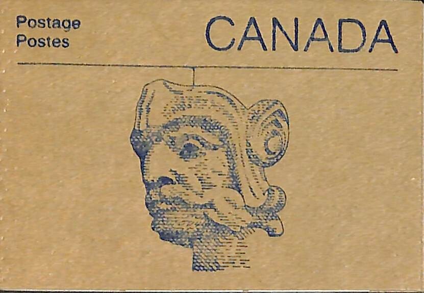 Canada - Booklet BK96a - Blue Tab - 1988