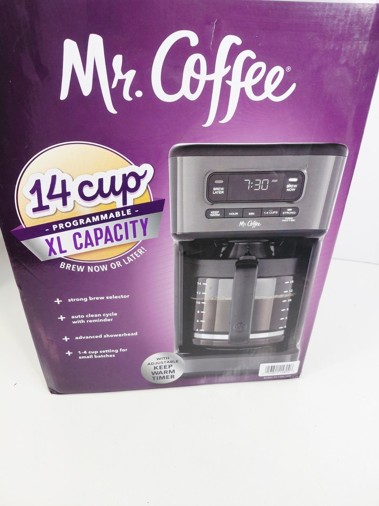 Mr. Coffee 14-Cup Programmable Coffee Maker with Reusable Filter