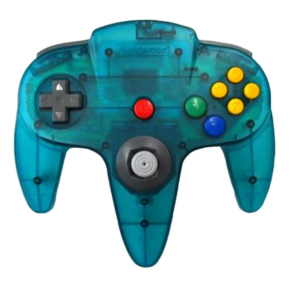 Nintendo 64 Console System Clear Blue Controller Limited