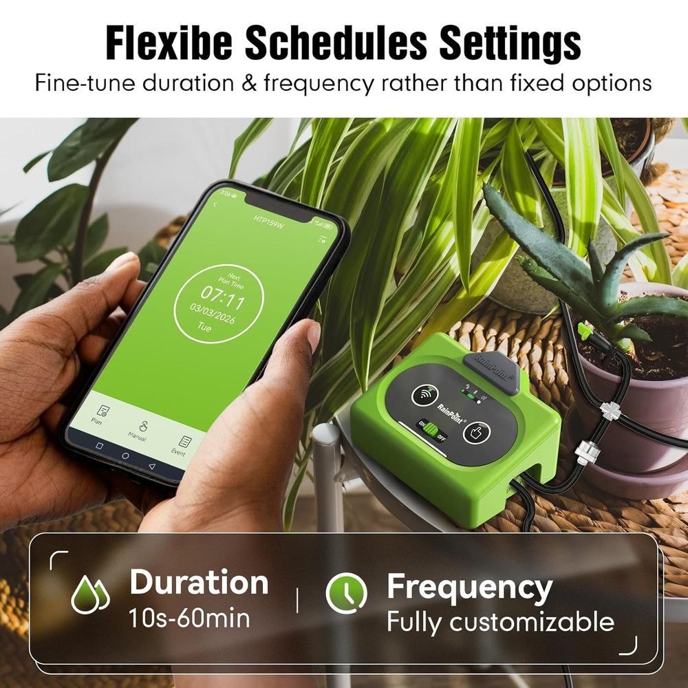Direct WiFi Automatic Plant Waterer System,APP Control WiFi-Enable Smart Indoor