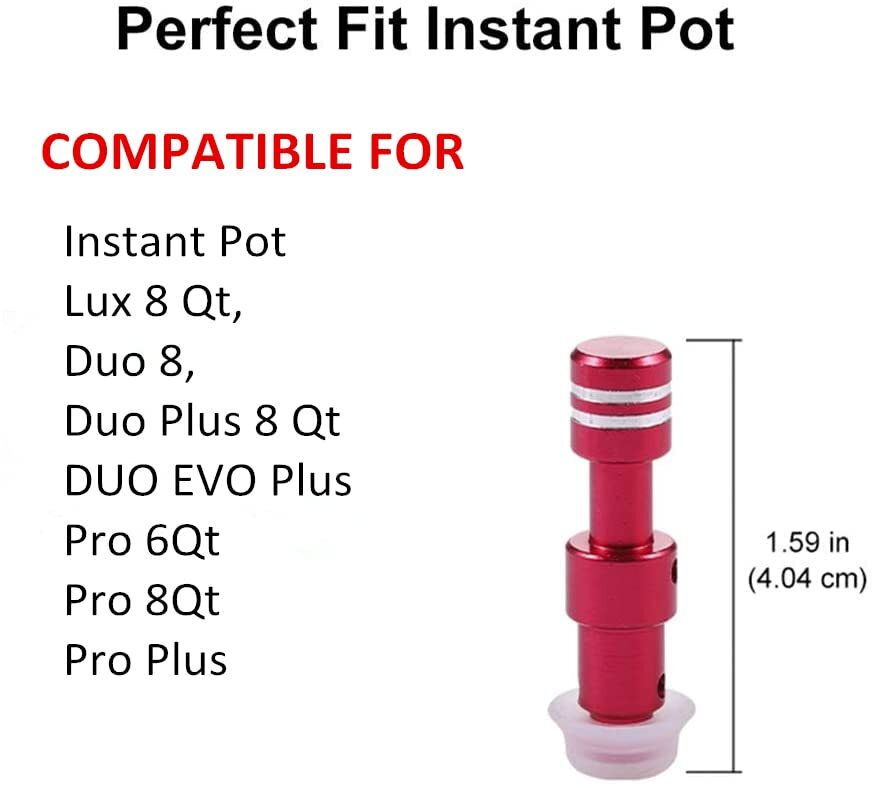 Float Valve for Instant Pot 2-Pack Replacement for Pro Duo Evo Plus 6/8 Qt