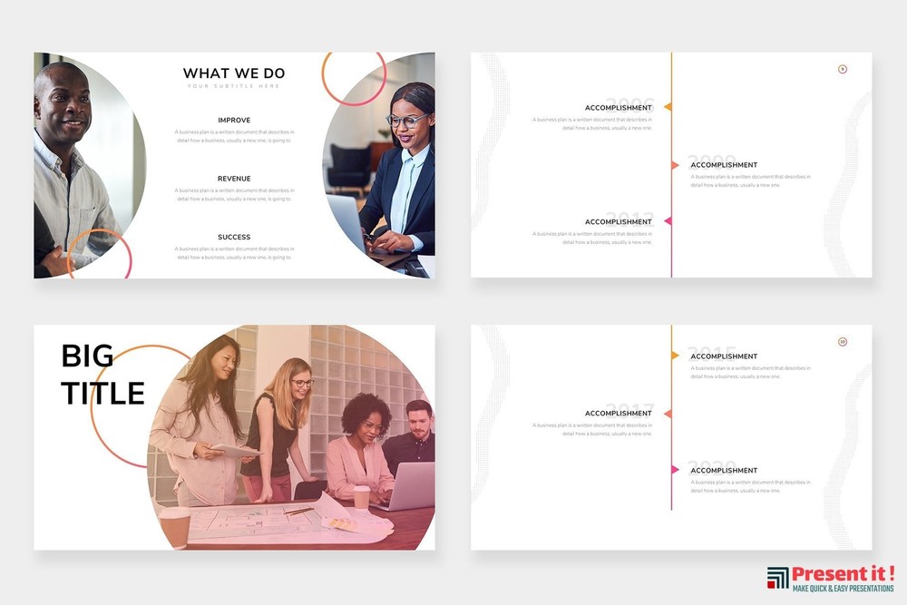Company Profile Infographics Slides Templates