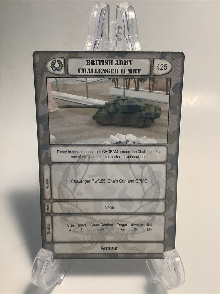 Mongoose Publishing Battlefield Evolution British Challenger II Main Battle Tank