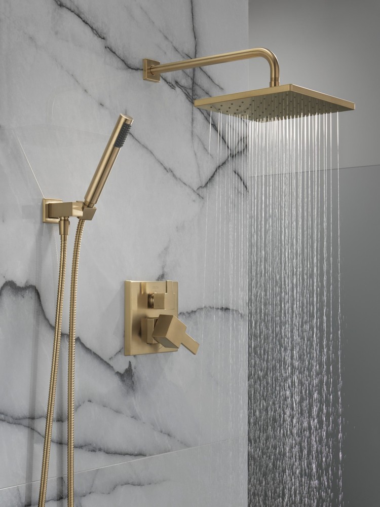 Delta 342701 Modern Square Non Shared Function Shower System - Bronze