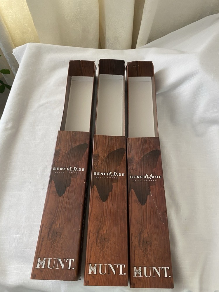 3 Empty Hunt Knifes Boxes