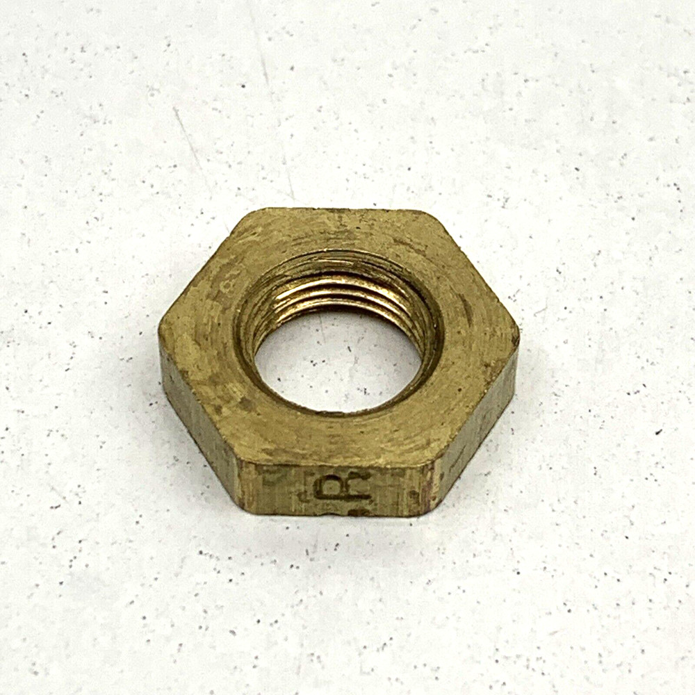 (20-Pack) Alkon 111A-2 Thin/Slim 1/8" NPT Solid Brass Hex Lock Nut Locknut