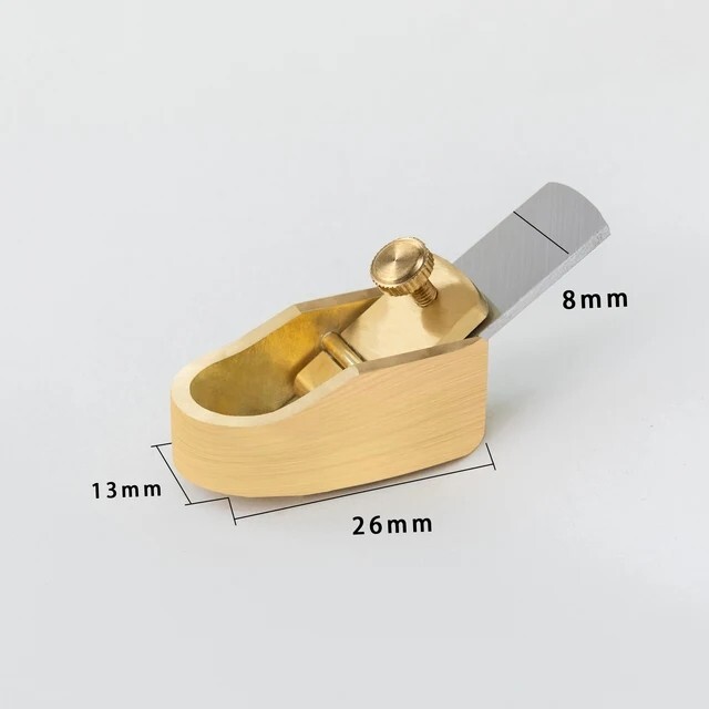 4pcs different sizes Mini Brass Planes,small plane for woodworking tools