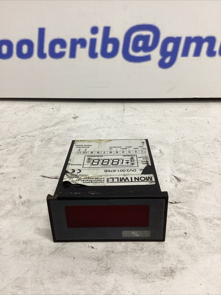 Montwill Digital Panel Meter DV3001675B I-166