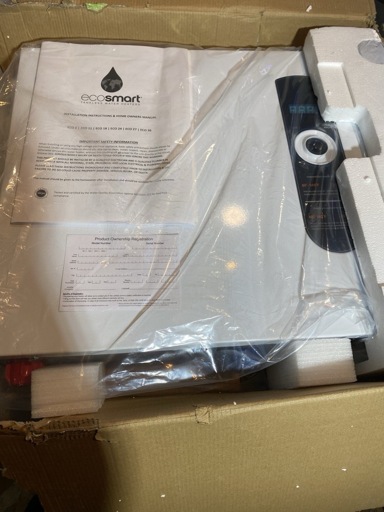 EcoSmart 36 kW 7.03 GPM 240-Volt Electric Tankless Water Heater