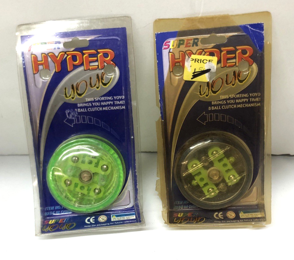 2 Super Hyper YoYo's In Package