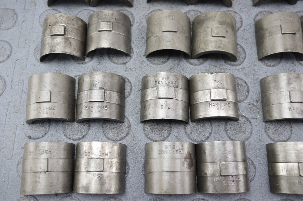 HARDINGE ( 7/8'' ROUND ) B16 COLLET PADS READ DESCRIPTION ! LOC5940